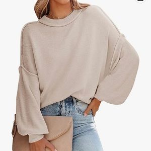 Tan oversized sweater size XL